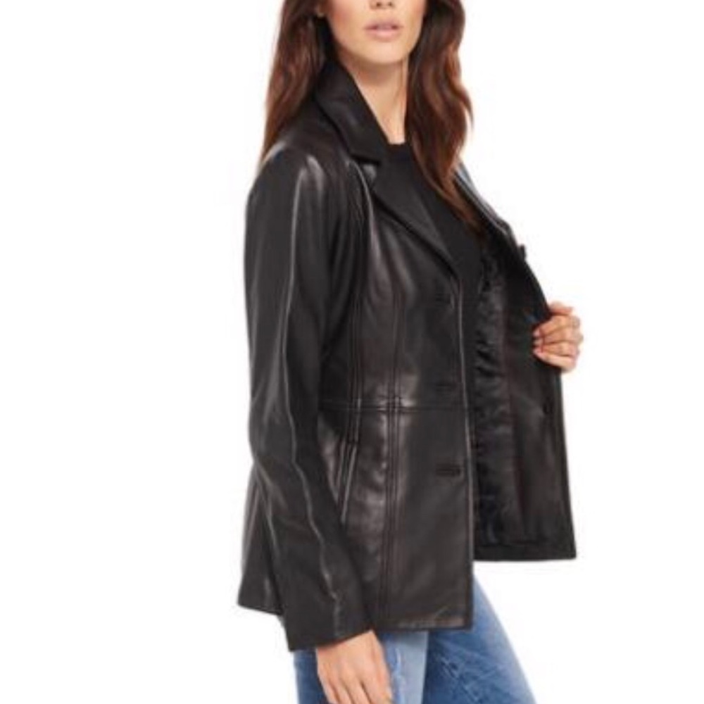 WILSONS LEATHER LAMB BLAZER WITH THINSULATE